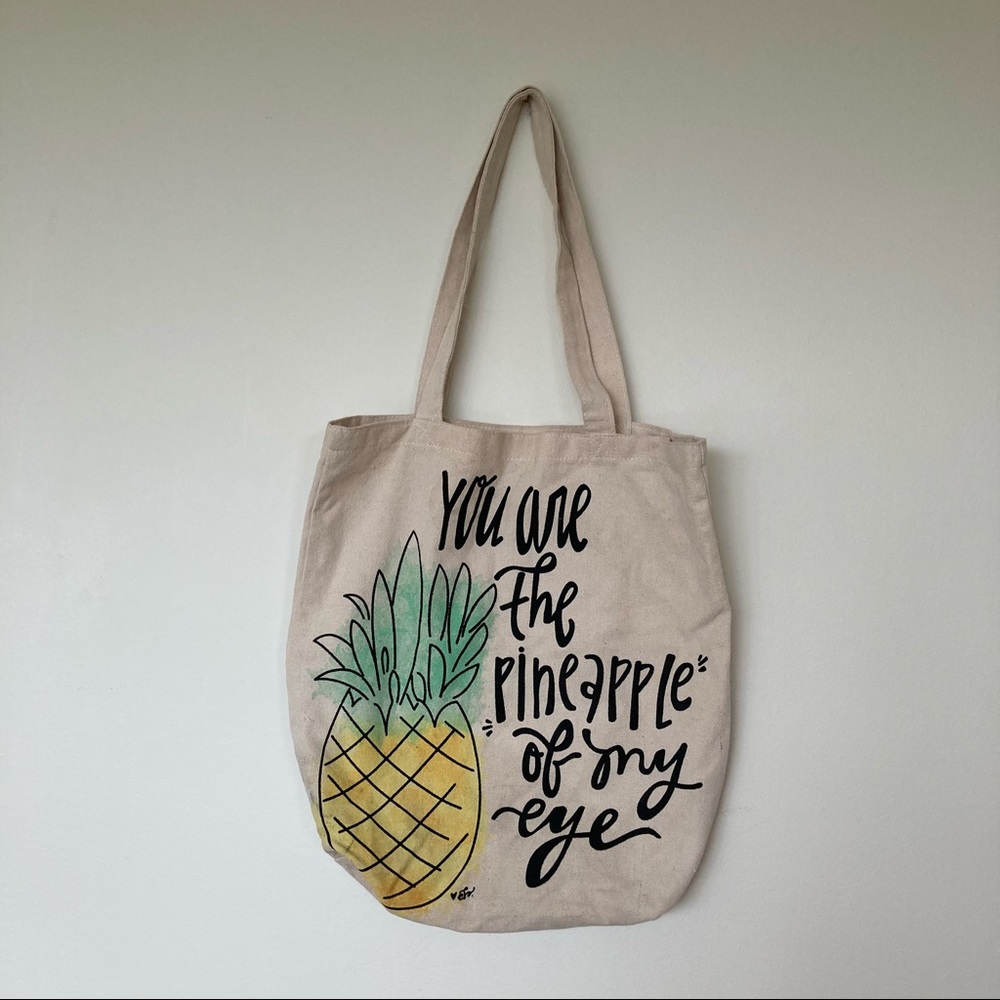 Canvas Tote Bag 🍍